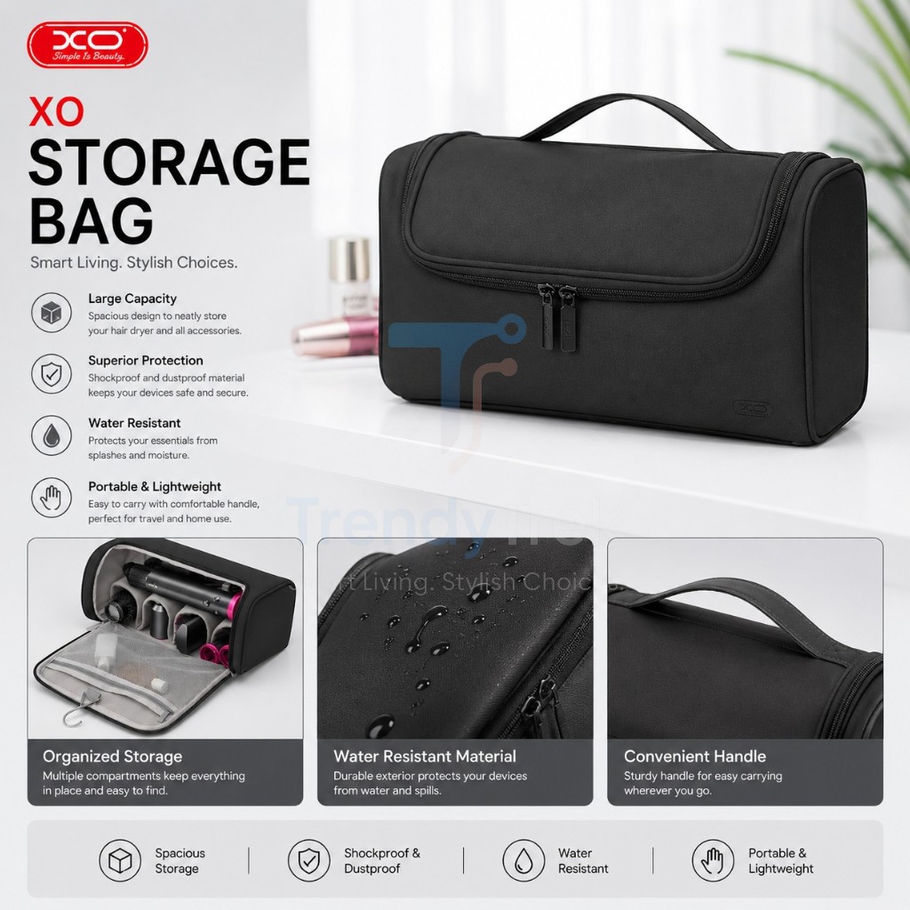 XO CB11 Portable Storage Bag – Black - Image 6