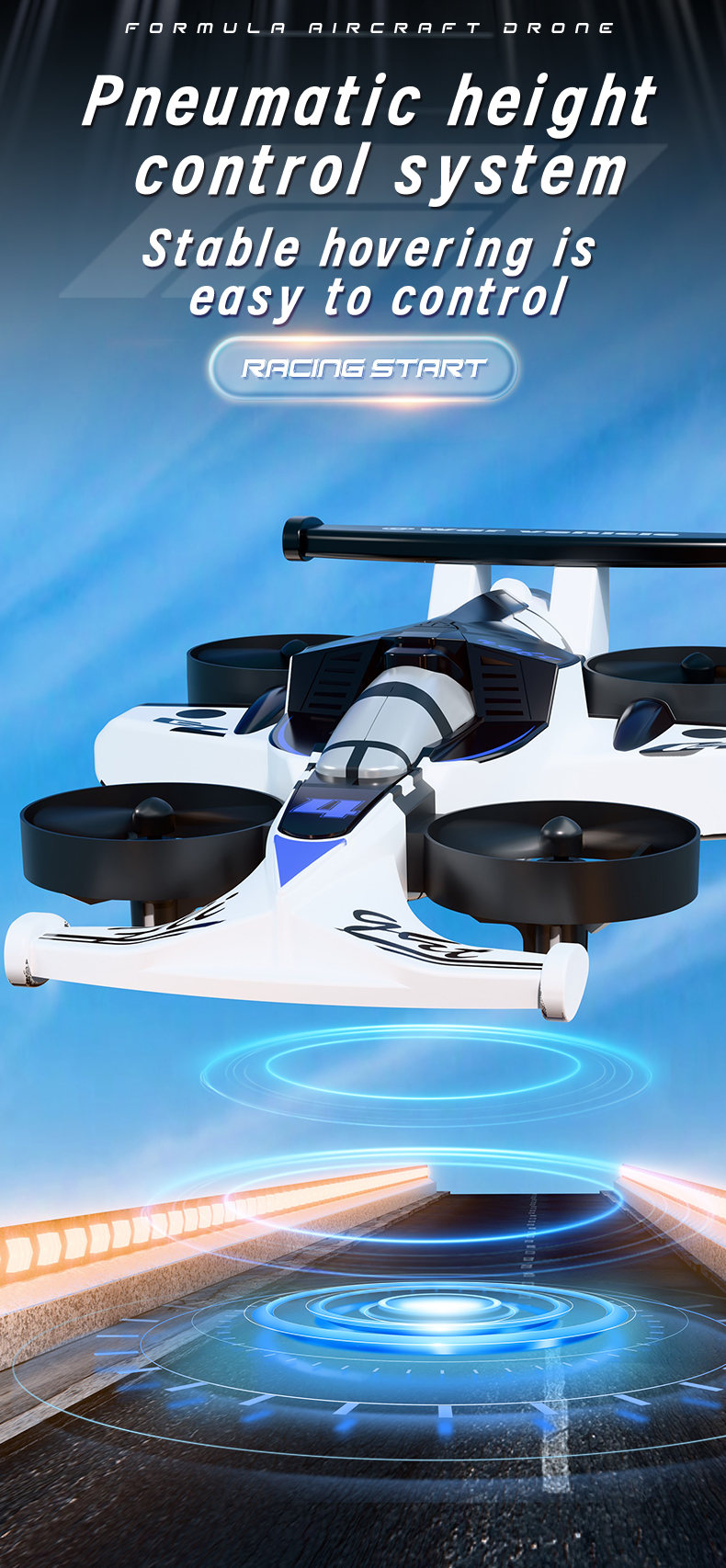 CZ04 2-in-1 Air & Ground RC Racing Aircraft – 2.4GHz Remote Control Stunt Drone Car - Image 8