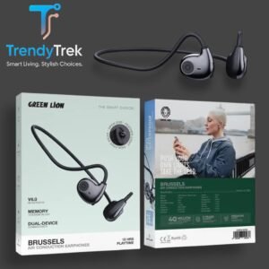 Green Lion Brussels Air Conduction Earphones – Black