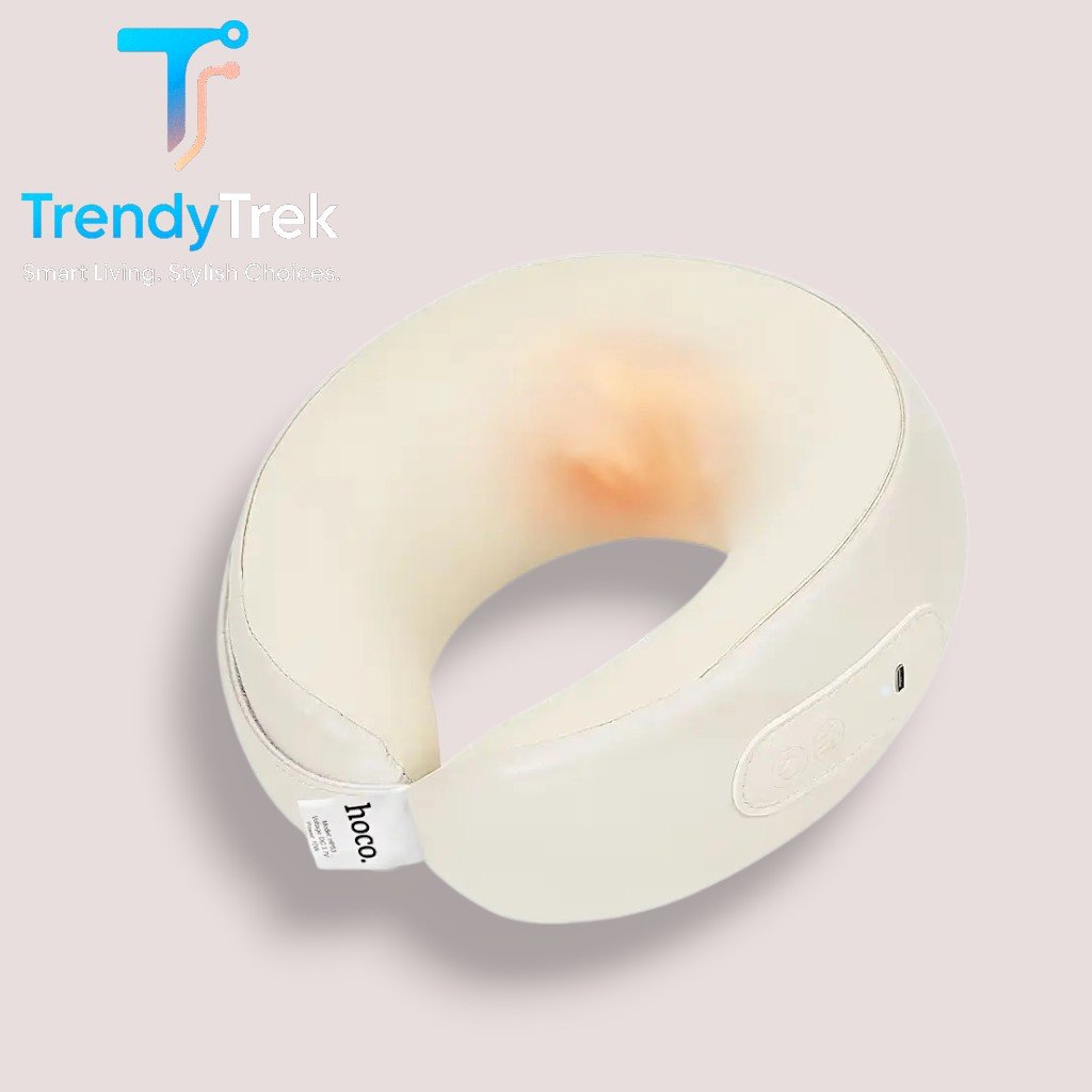 Hoco HP53 Rechargeable Neck Massager & Heated Memory Foam Neck Support Pillow - Image 2