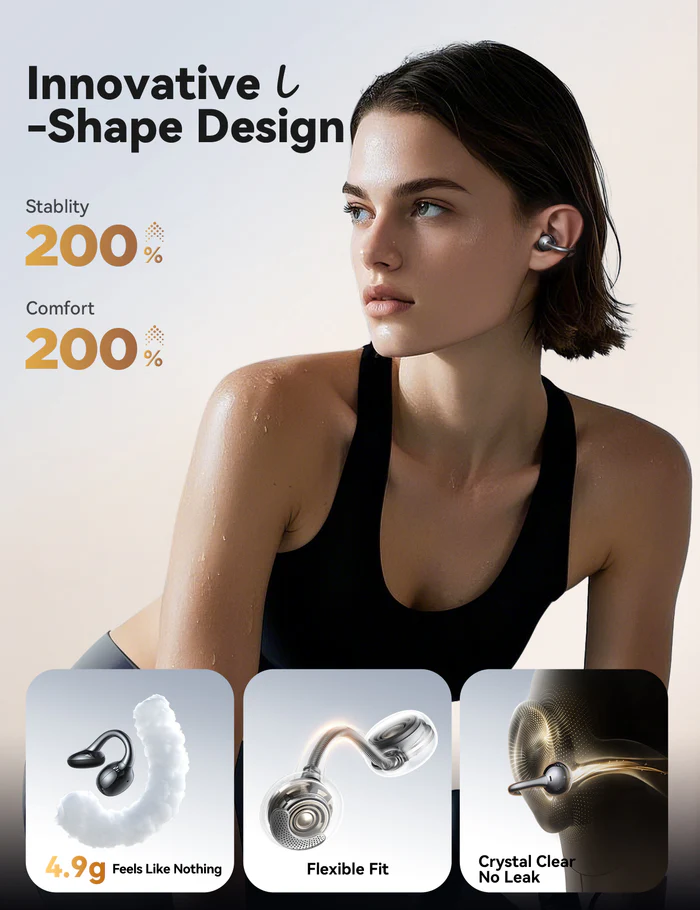 JOYROOM JR-OE3 OpenFree Open-Ear Clip-On Wireless Earbuds - Image 5