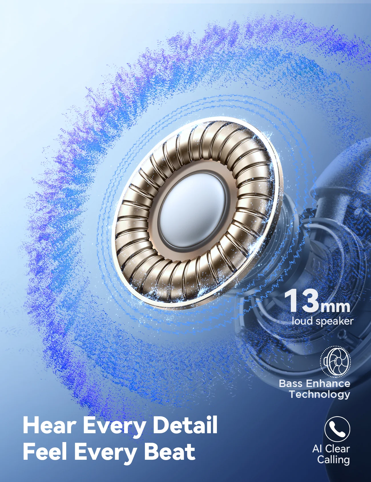 JOYROOM JR-OE3 OpenFree Open-Ear Clip-On Wireless Earbuds - Image 11