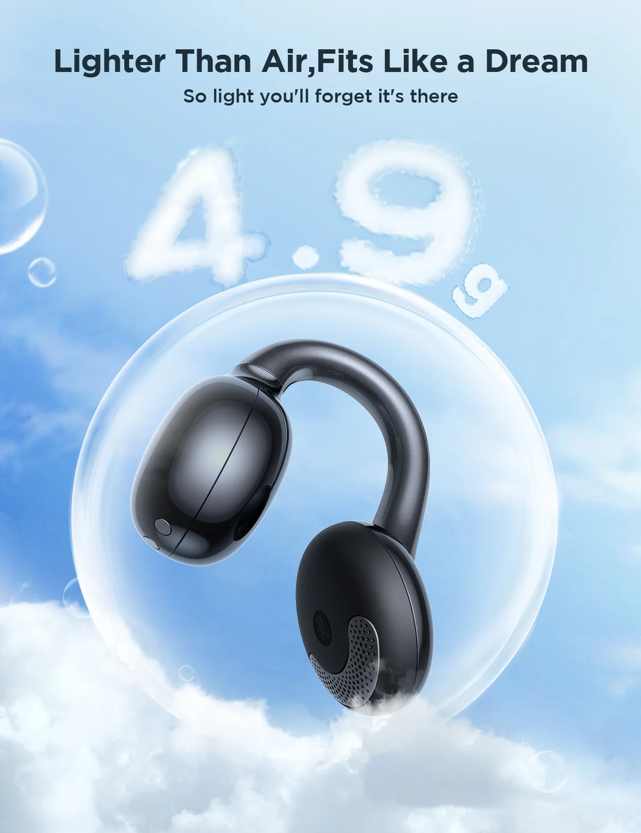 JOYROOM JR-OE3 OpenFree Open-Ear Clip-On Wireless Earbuds - Image 13