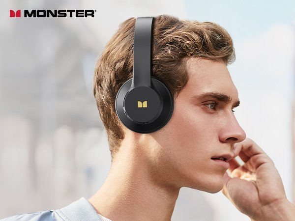 Monster Mission 100 Wireless Over-Ear Headphones – Bluetooth 5.4, 40mm Drivers, Up To 40H Playtime - Image 11