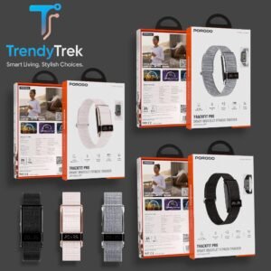Porodo Trackfit Pro Smart Bracelet Fitness Tracker with Display App