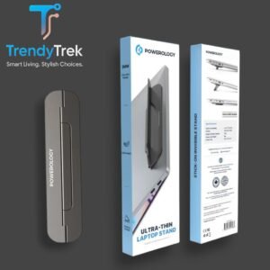 Powerology Ultra-Thin Laptop Stand – Grey