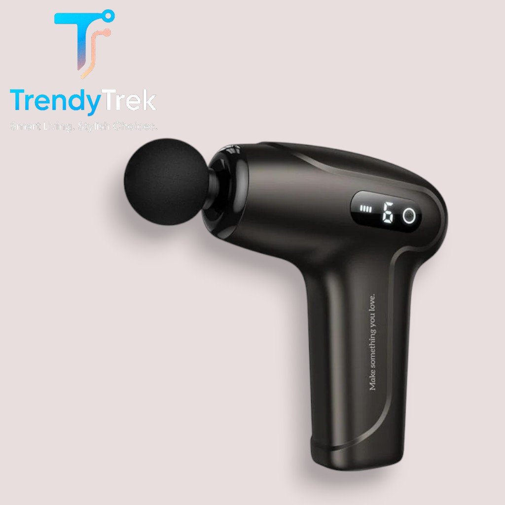 Hoco HP51 Ultra Mini Portable Percussion Massager – 6-Speed Deep Tissue Massage Gun - Image 2