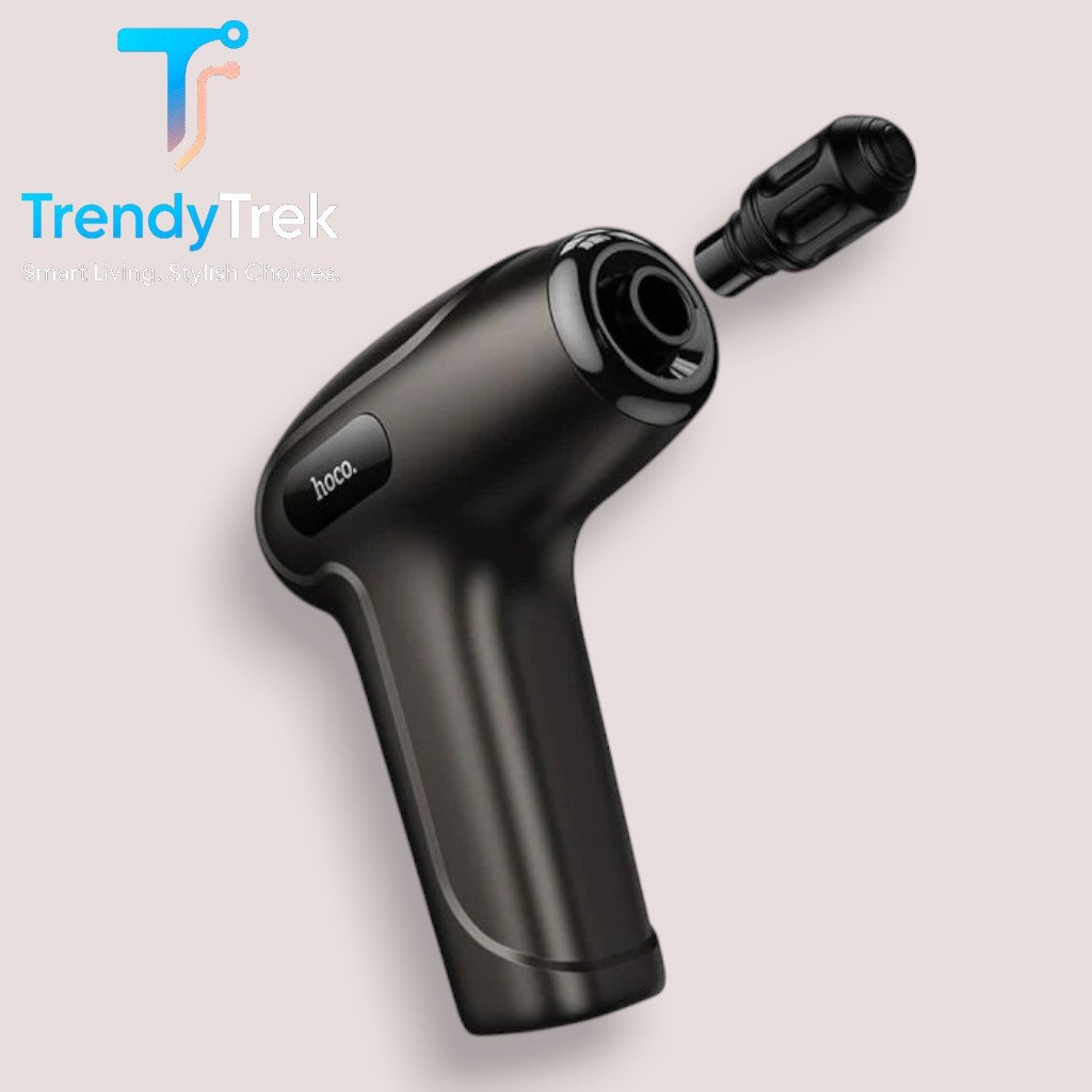 Hoco HP51 Ultra Mini Portable Percussion Massager – 6-Speed Deep Tissue Massage Gun - Image 4
