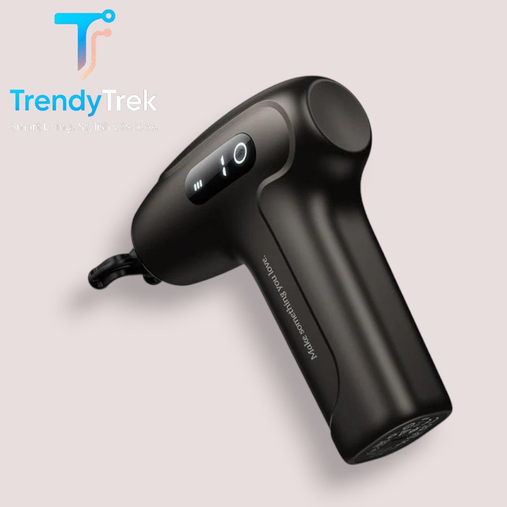 Hoco HP51 Ultra Mini Portable Percussion Massager – 6-Speed Deep Tissue Massage Gun - Image 5