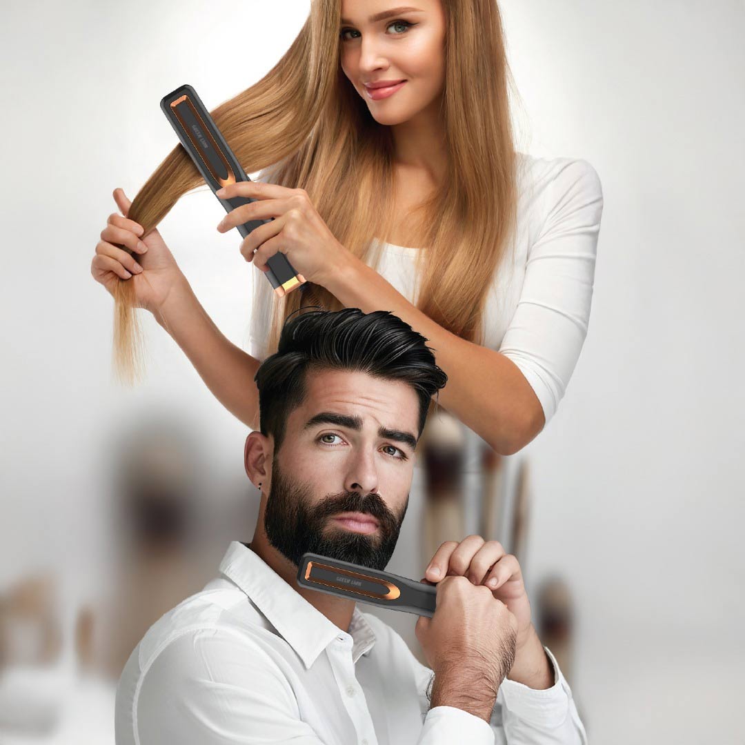 Green Lion Cordless Beard & Hair Straightener - Image 3