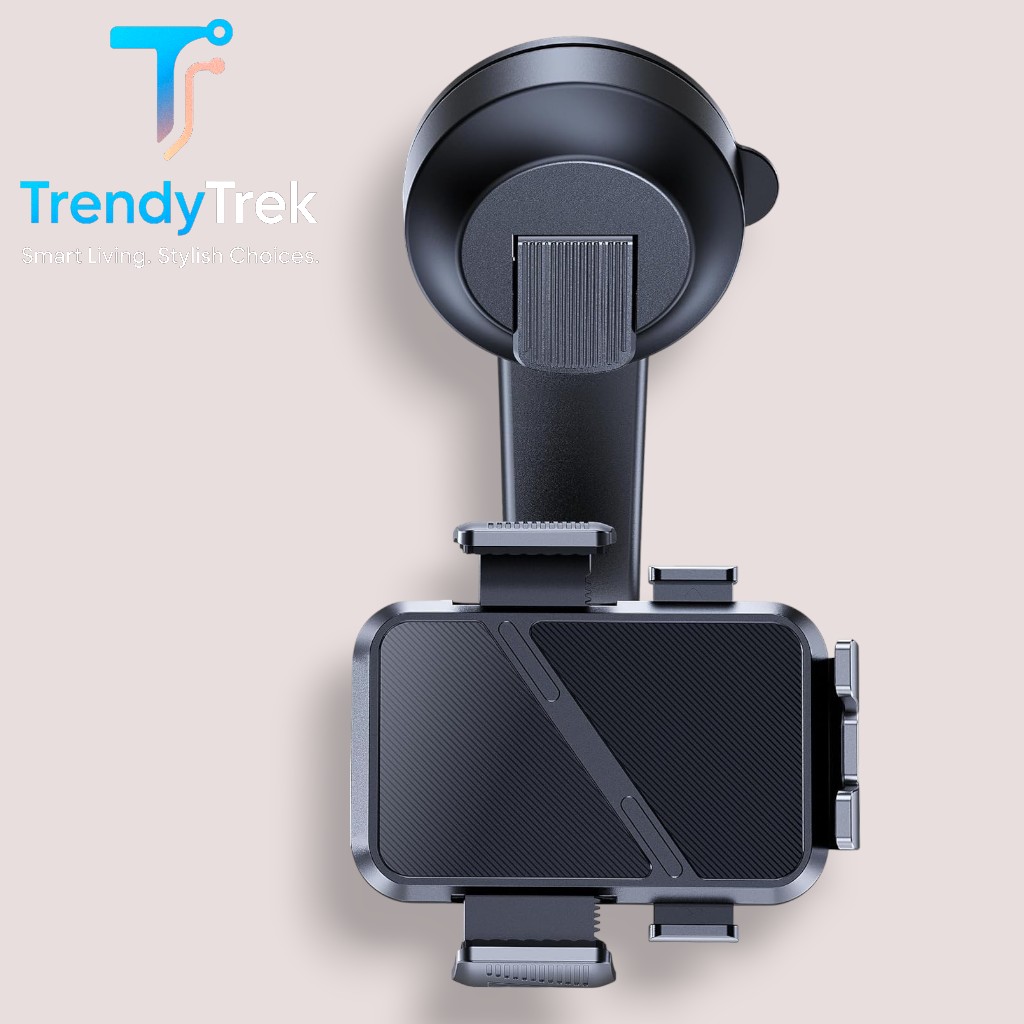 Green Lion GX-74 Suction Phone Holder – Black - Image 3