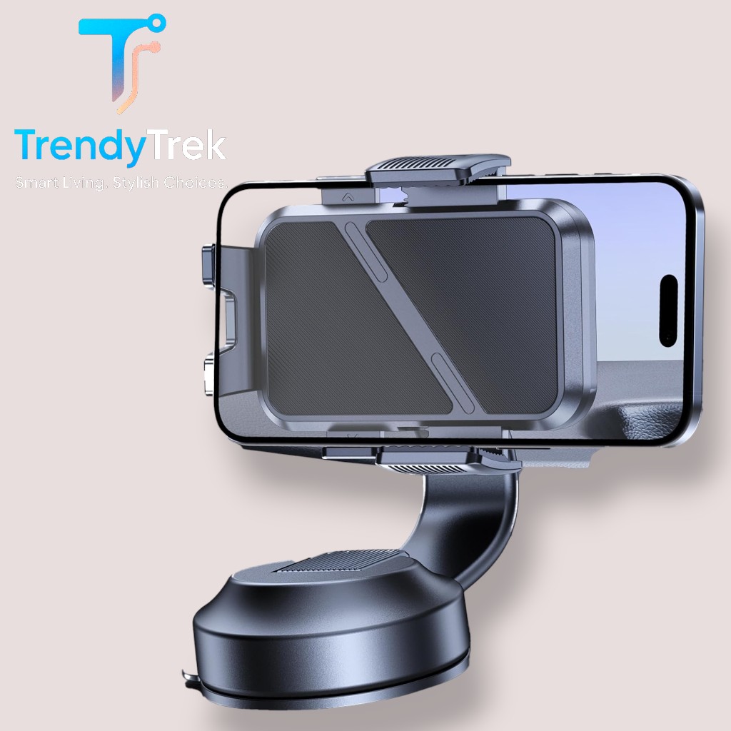 Green Lion GX-74 Suction Phone Holder – Black - Image 5