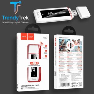 Hoco HI43 Portable Wi-Fi 6 SIM USB Router 4G – White