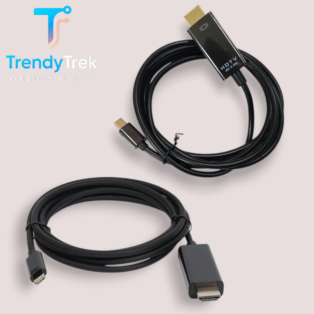 USB-C to HDMI 4K Adapter Cable (1.8m) – Black - Image 2
