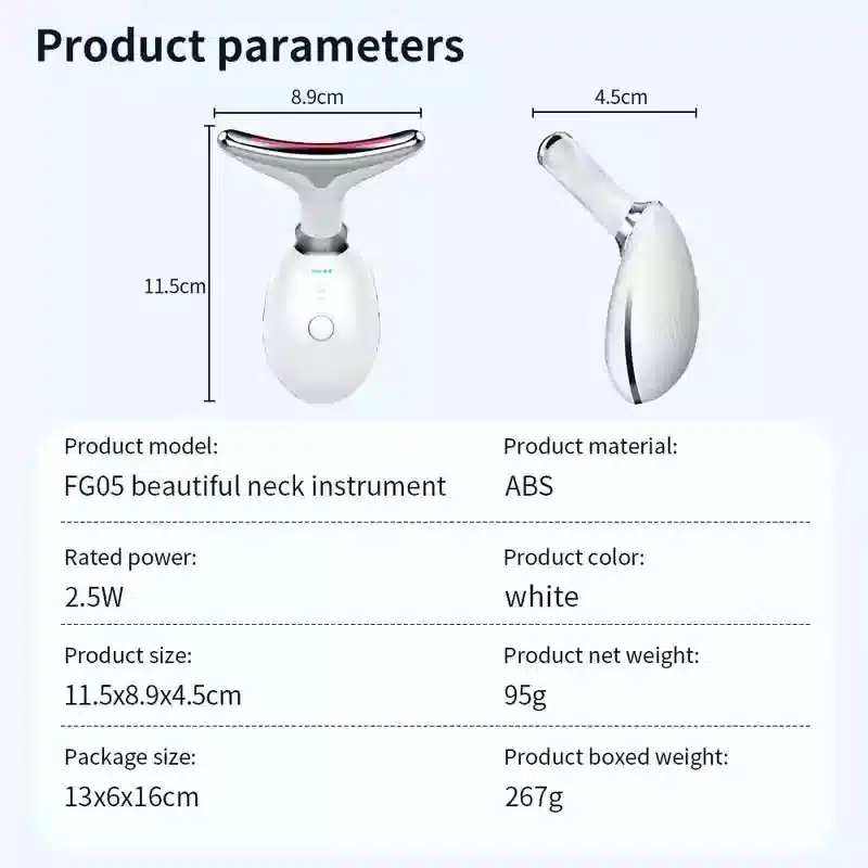 XO FG05 Skin & Neck Care Device – White - Image 10
