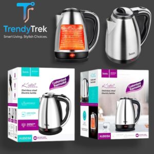 Hoco HJD03A 1.8L Stainless Steel Electric Kettle – Silver