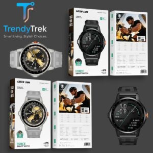 Green Lion Force Smart Watch 1.52" IPS Display with Bluetooth Calling – Black / Silver