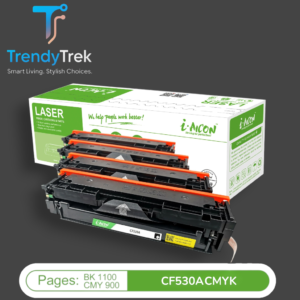 i-Aicon Premium Compatible HP 205A Toner with Chip – CF530A/ CF531A/ CF532A/ CF533A