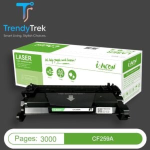 i-Aicon Premium Compatible HP 59A Black Toner with Chip – CF259A – 3,000 Pages