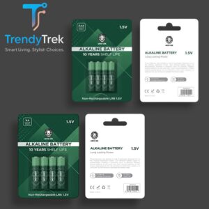 Green Lion Alkaline Batteries 1.5V 4-Pack – AA & AAA
