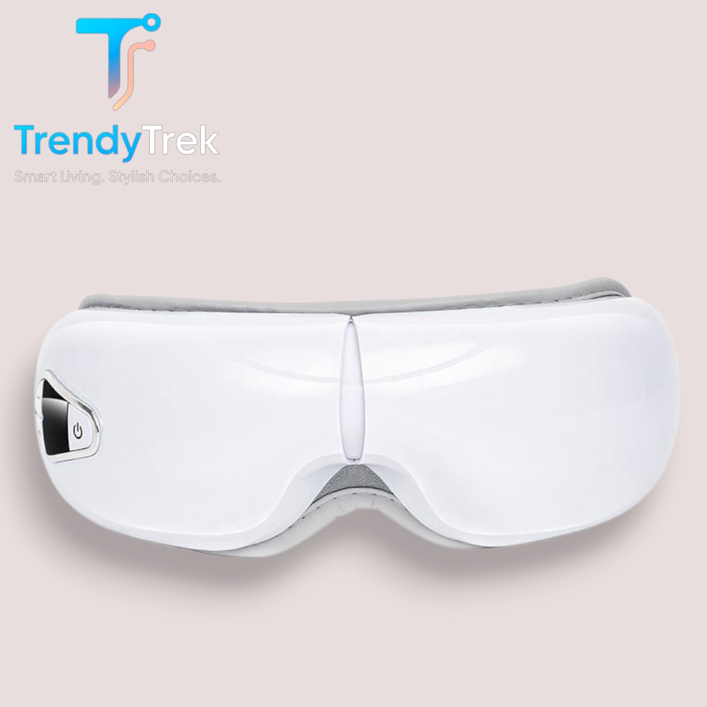 Hoco HP54 Airbag Eye Massager with Warm Compress & Bluetooth Music – White - Image 3