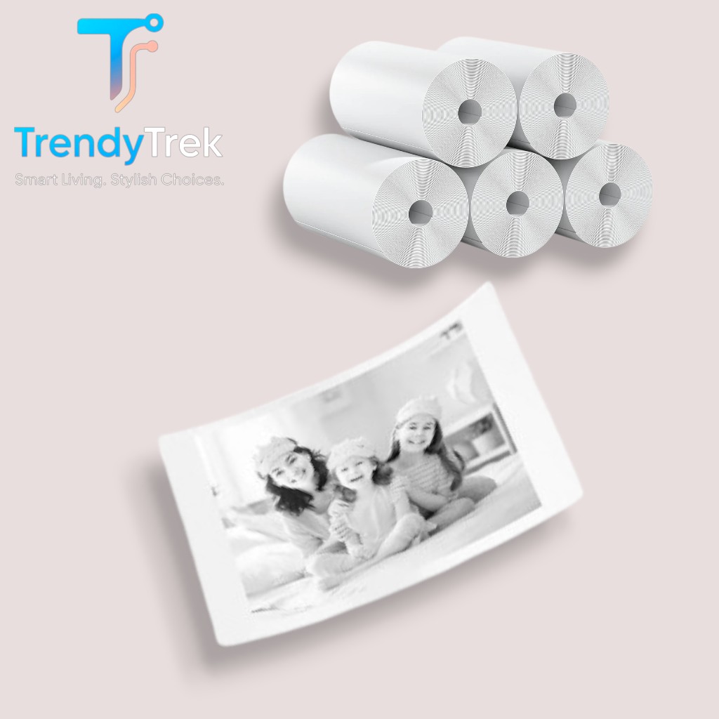 HOCO Thermal Printing Paper for Kids Instant Print Cameras – 5 Rolls - Image 4