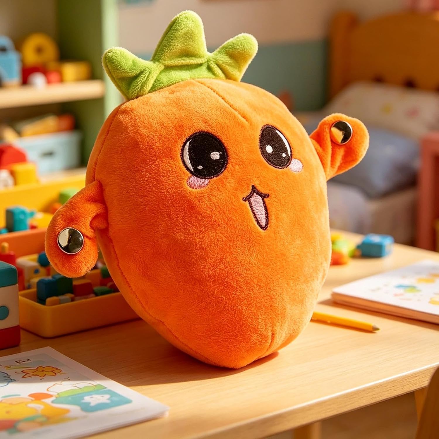 Fruit Sensing Rhythm Toy – Interactive Touch-Sensing Musical Plush Toy for Kids – Banana, Strawberry & Orange - Image 3