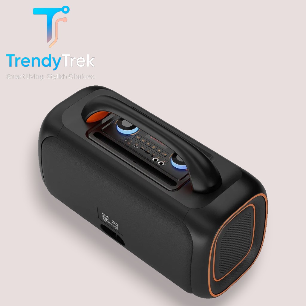 HEATZ ZS33 Vibeport 60W Portable Bluetooth Party Speaker with Dual Wireless Microphones - Image 5