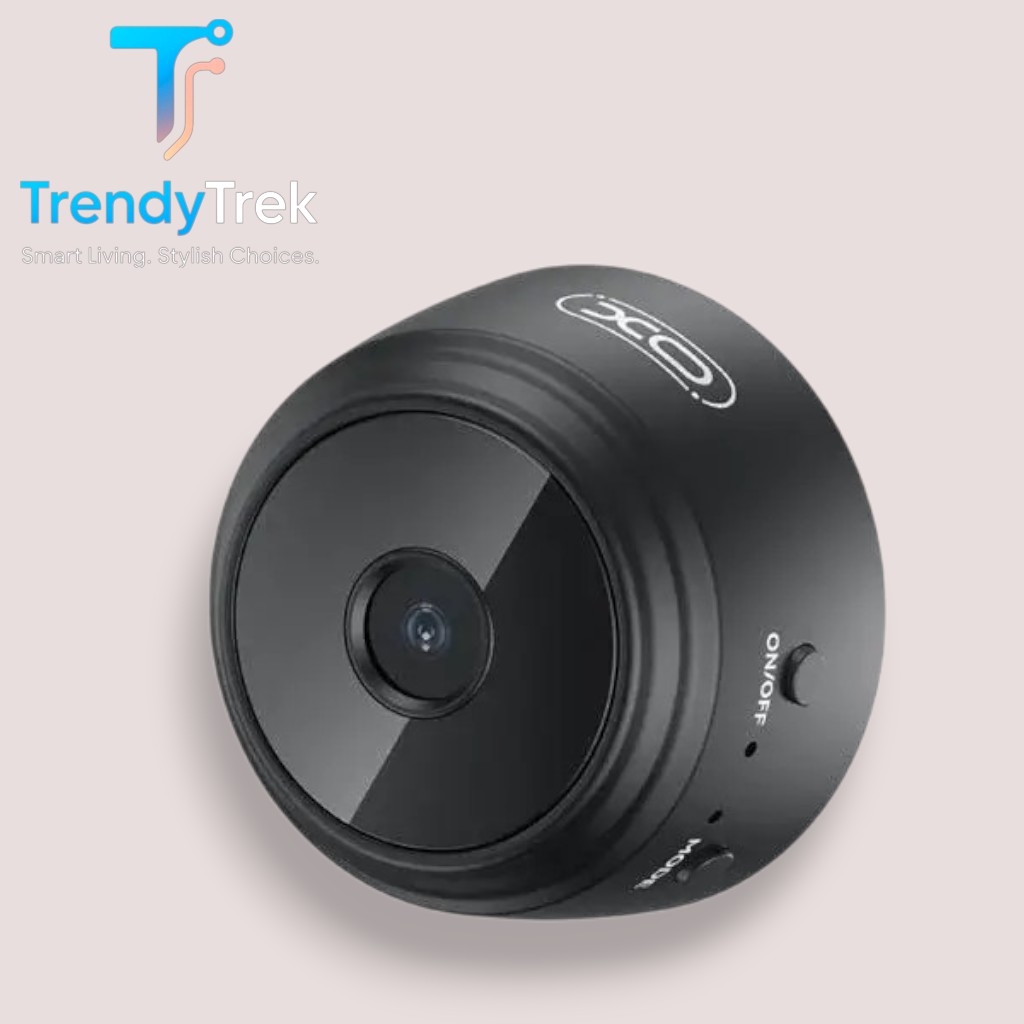 XO CR12 Portable WiFi Mini Camera with Night Vision & Motion Detection – Black - Image 3